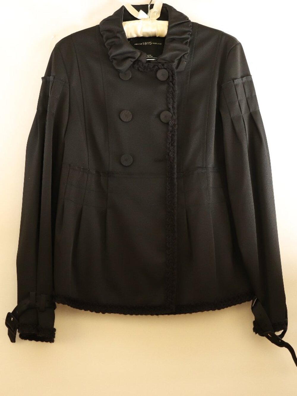 Pringle 1815 Scotland black trench jacket, Brand new with tags,  US Size 8